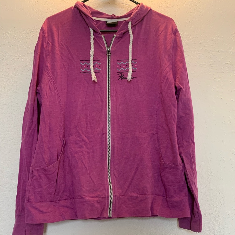 Pink zip jacket